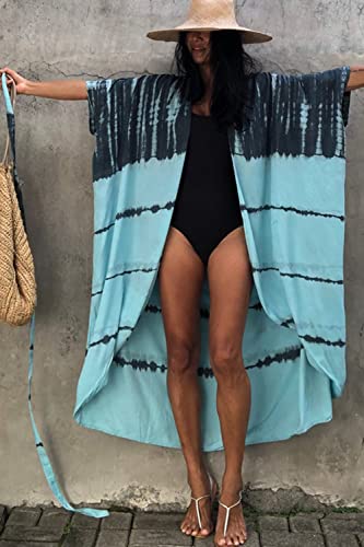 CHERRY CAT Women Beachwear Long Beach Coverups Kaftan Casual Caftan Dress2