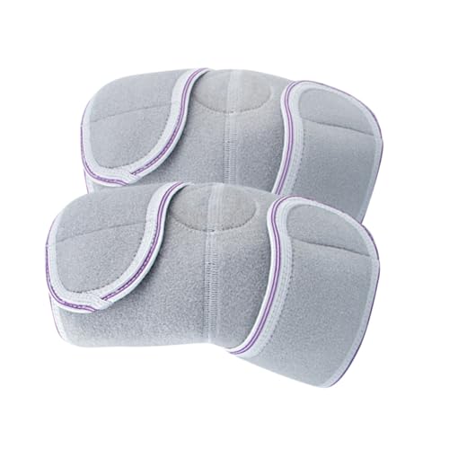 WOFASHPURET 1 Pair Self-heating Knee Pads Therapy Supportive Warmers Gym Patella Cold Supports Relief Work Men Knee Warmer Compression Support for Running Joint Neoprene Thermal Knee Pad Grey