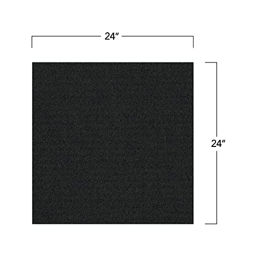 Image of Mohawk Advance 24 inch x 24 inch Berber (Loop pile), 0.11 inch Pile Height, Carpet Tile, Nylon Fiber, Carbon Color, (24 Tiles), (96 sqft /carton)