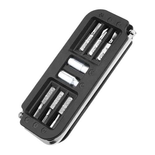 Multitool Velo, 10 en 1 Multifonction Vélo Réparation Outil, Mini Vélo Multi-Outil Kit, vélo Maintenance Outil, outil à Main Velos Réparation, Kit D'outils pour vélos, outil D'entretien de vélos