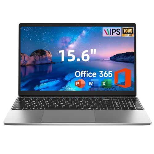 15.6' Laptop, 1-Year Office 365, 4GB RAM 128GB Storage Expandable to 512GB