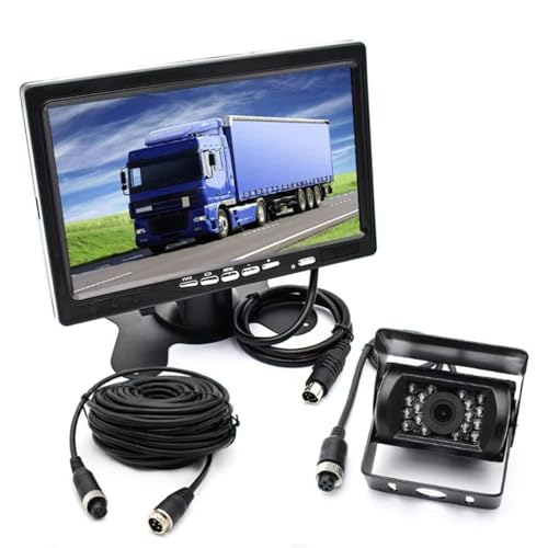 Caméra recul véhicule 4 broches écran LCD 7 pouces rétrovisation camion