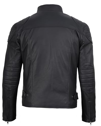 Image of Blingsoul Leather Jacket Men, Black and Brown Leather Jackets For Men