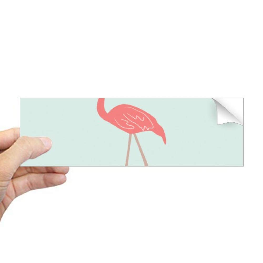 Autocollant flamant rose résistant aux UV pour fenêtre de voiture