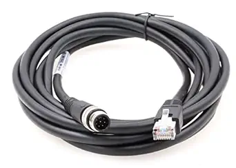 ZBLZGP M12 8 Pin A Coded RJ45 Camera Ethernet Cable for Cognex in Sight 5000 7000,Omron MicroHawk F430-F,10M