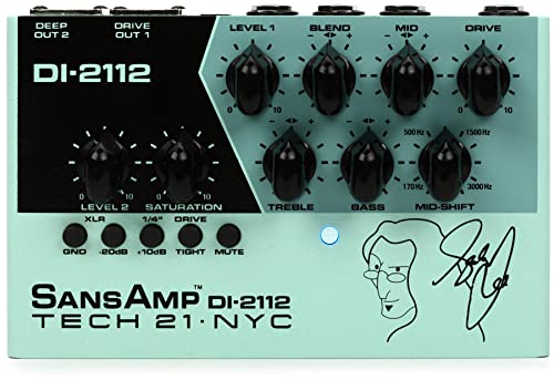 ベース TECH21 SANSAMP GED-2112 Geddy Lee Amazon | TECH21 SANSAMP Geddy Lee Signature ベース用 DI プリアンプ