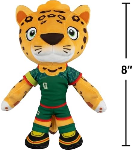 Jazwares FIFA® World Cup 2026 Mexico 8-Inch Plush - Official Zayu™ the Jaguar Mascot with Green Uniform, Soft Collectible Toy for Fans - Ages 3+ — view 4