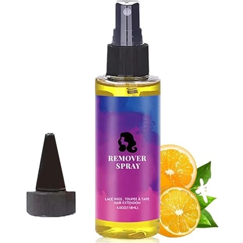 Tape Remover Hair Extensions Tape Extensions Remover Profes sional Lace Glue Remover for Wigs & Hairpieces Gentle Effective Solution for Lace Front Wigs Toupees & Hair Systems 118ml Bottle