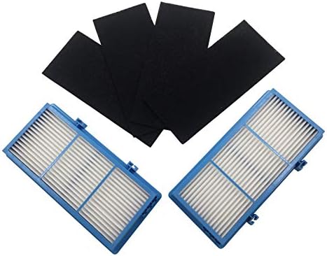 GreenR3 2-Pack Replacement HEPA Air Filter Kit For Holmes AER1 Total Air Fits HAPF30AT HAPF30AT4 HAP242 HAP412 HAP422 Bionaire BAP260 BAP815 BAP520 BAP825 Include 2xHEPA Filters + 4xCarbon Pre-Filters