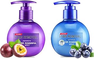 FREEORR 2Pcs Intensive Stain Removal Gel Toothpaste, Fresh Breath Oral Care Fight Bleeding Gums, More Hygienic and Durable Pump Design Toothpaste
