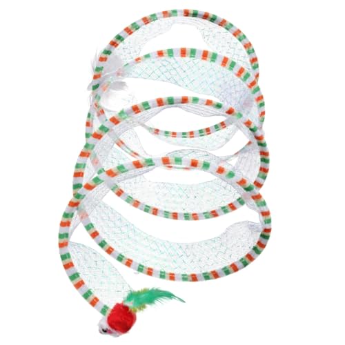 Túnel para gatos interactivo con manta suave plegable para entretenimiento 2