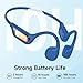 IFECCO Bone Conduction Headphones - Headphones Bone Conduction Bluetooth 5.4 with Mic,IPX5 Waterproof Open Ear Earbuds 10H Playtime for Cycling Running Hiking Bicycle