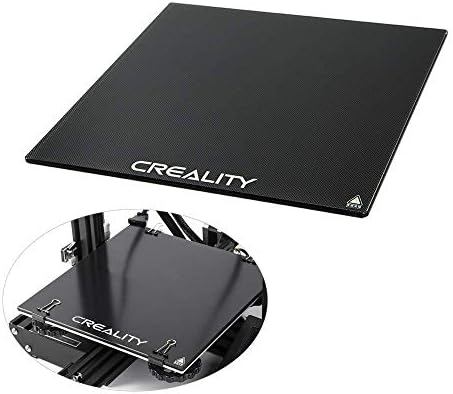 Creality Original Self Release Glass Bed Upgrades for Ender 3 / Ender 3 pro/Ender 5 / Ender 3 v2 3D Printer, 235x235mm, Build Surface Plate, Heated Bed, Better Than Borosilicate Glass, Accessories