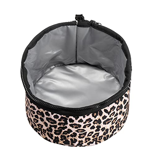 Hair Steamer Thermal Heat Cap Deep Conditioning Natural Black Hair Scalp Treatment Spa Hot Head Care Electric for Home Leopard - Thumbnail 4