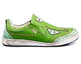  TMA 4191 Herren Halbschuh Slipper Sneaker Leder grün alle Größen 41-46 EUR 45