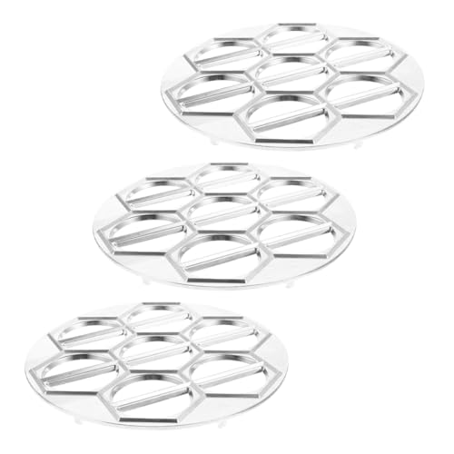 HAKIDZEL 3pcs Dumpling Mold Dumpling Maker for Easy Pierogi Ravioli and Empanadas Kitchen Tool for Homemade and Wontons