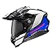 ScorpionEXO XT9000 Full Face Carbon Fiber Adventure Motorcycle Helmet (Trailhead Graphic White Small)