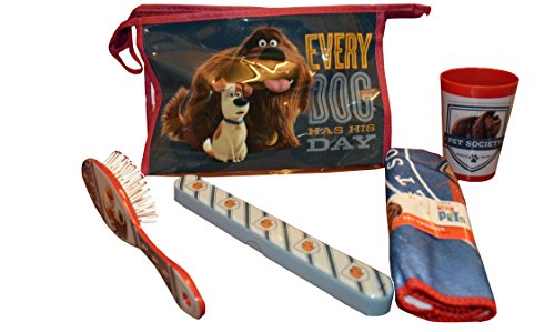 Character The Secret Life of Pets 'garçon 5 pièces Set de voyage en PVC enfants Accessoires