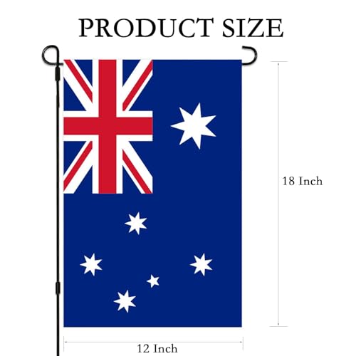 Drapeau australien 30x45cm double face décoration extérieure jardin