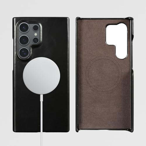 Housse magnétique pour Samsung S23FE et S24 Ultra compatible chargeur sans fil