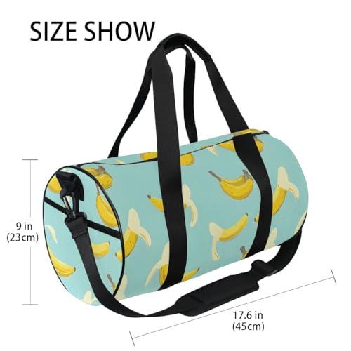 Sports Gym Bag Gym Duffle Bag Athletic Workout for Men Women Banana Travel Overnight Carry on Weekender Bags4