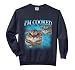 I'm Cooked Funny Gen Z Gen Alpha Silly Cat Meme Vintage Comfort Colors Adult Sweatshirt
