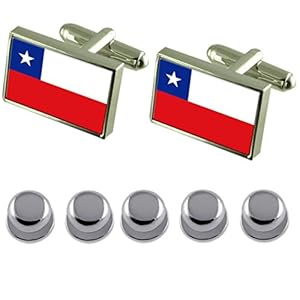 Select Gifts Hemdjurk Studs Chili Vlag Manchetknopen
