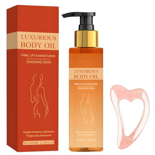 Körperöl Straffend, Zauberhaftes Körperöl, Schnelle Absorption, Milde Formel, Geeignet für Trockene, Feine Linien, Schlaffe Haut, Geeignet Für Frauen, Um die Haut mit Feuchtigkeit zu Versorgen
