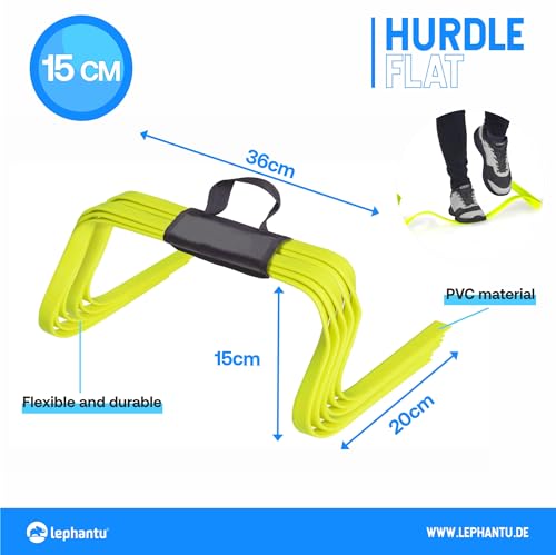 RHINOS sports elastische Hürden im 6er-Set | 15 cm