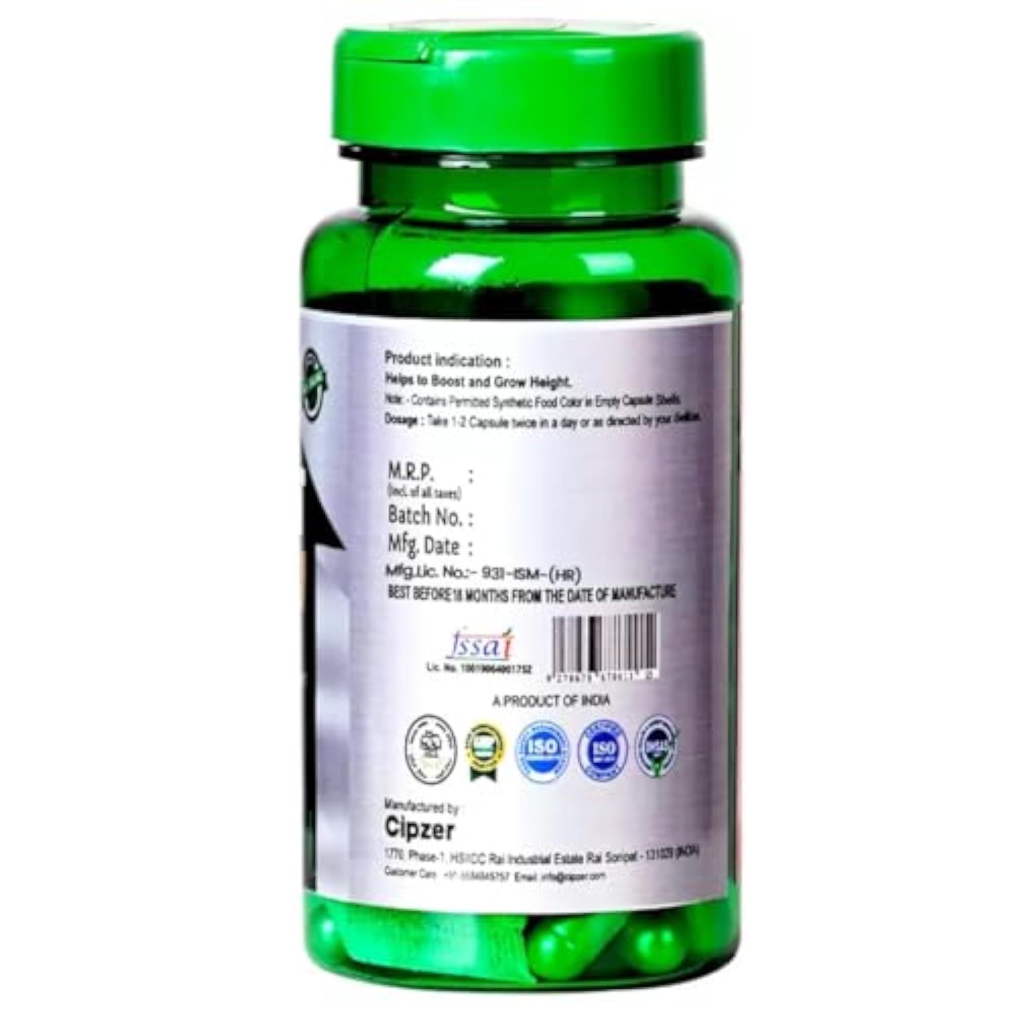 Height Growth Capsules for Height Growth Medicine (60 Capsules)