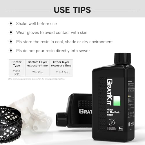 Resina verde que brilla en la oscuridad para impresoras 3D - Fernando Cortés