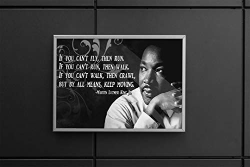 Motivational Poster Dr. Martin Luther King Jr. Civil Rights US History Quote Pictures With Inspiration P005