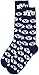 NCAA BYU Cougars Dress Socks, Blue/White