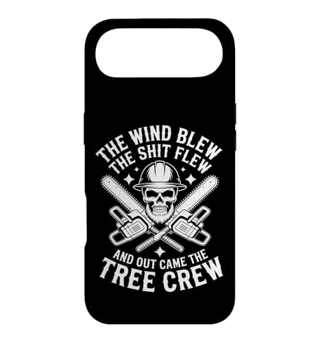 Funny Tree Crew Saying Wind Blew Skull �n�[�h�P�[�X �X�}�z�P�[�X iPhone Air �p