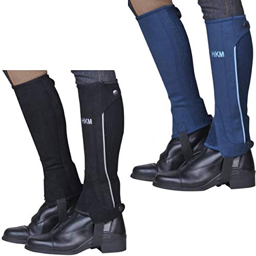 HKM Special Polainas de equitación, Hombre, Azul (Blau/Baby Blue), 2XL
