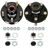 Redants 2 Sets 2000lbs Trailer Hub Kit 5 Lug 4.5', Pre-Installed and Lubricated 5×4.5 Trailer Axle Kit for...