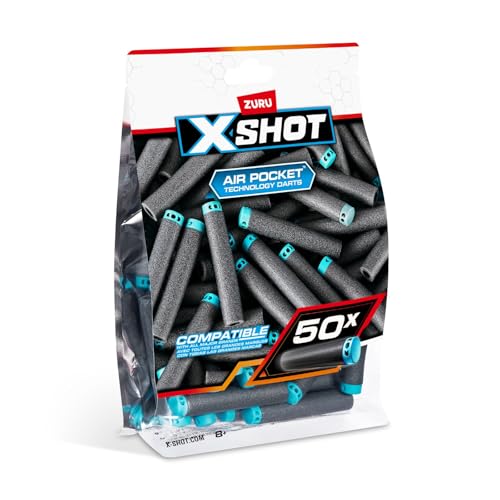 ZURU XSHOT Excel 50PK Refill Darts GbNXVbg GNZ _[ctB 50{ uX^[ߋ I X|W_[c 36588 Ki