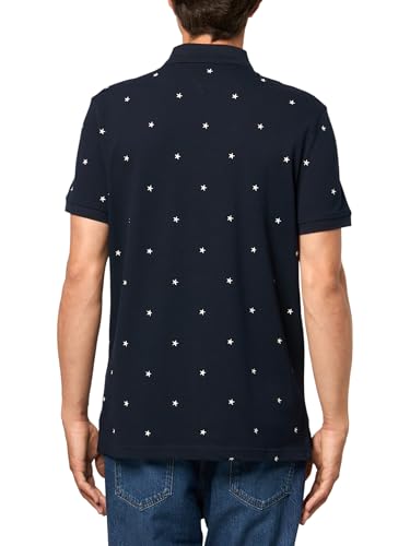 Image of Tommy Hilfiger Men's Short Sleeve Polo Shirts in Regular Fit With Stretch and Organic Pique Cotton