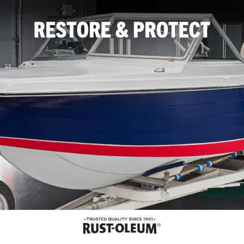 Rust-Oleum Marine Topside Semi-Gloss Bright Red Boat Paint | Durable Marine Finish, Fiberglass, Wood & Metal Surfaces, UV & Weather Resistance, Above Waterline Use, Quart - image 7