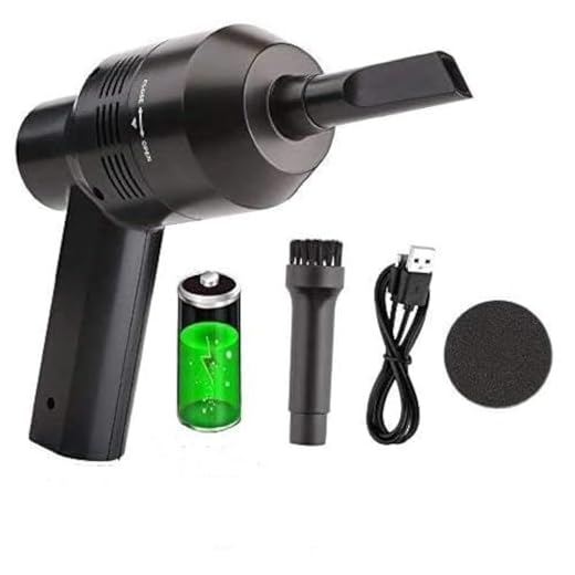 Keyboard Vacuum Cleaner, Cordless Portable Rechargeable Car Pet Vacuum Dust Kit - Cleaning Dust, Hairs, Crumbs, Scraps, Cigarette Ash for Laptop, Keyboard, Makeup Bag, Car, Pet House