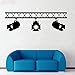 DOUMAISHOP Danse Scène Mur Spots Autocollant Film Cinéma Spot Décoration Amovible Flash Mur Art Autocollants Chanteur Ensemble Conception Az353