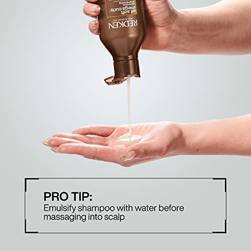 Redken All Soft Mega Curls Shampoo | Sulfate Free| For Curly & Coily Hair | Nourishes & Softens Severely Extremely Dry Hair | With Aloe Vera #TOP3