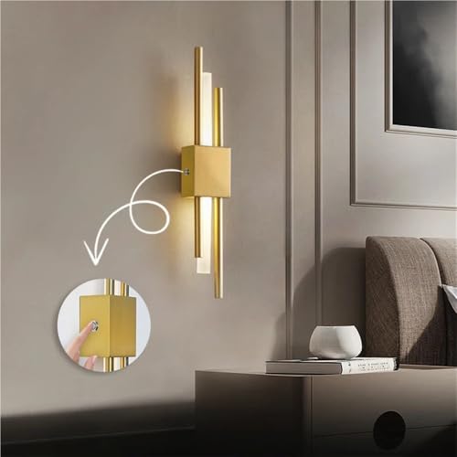 Iluminación LED de interior para escaleras y salones: aplique moderno decorativo con enchufe 4
