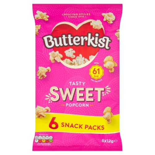 Butterkist Delicious Sweet & Salted Popcorn 6 Pack