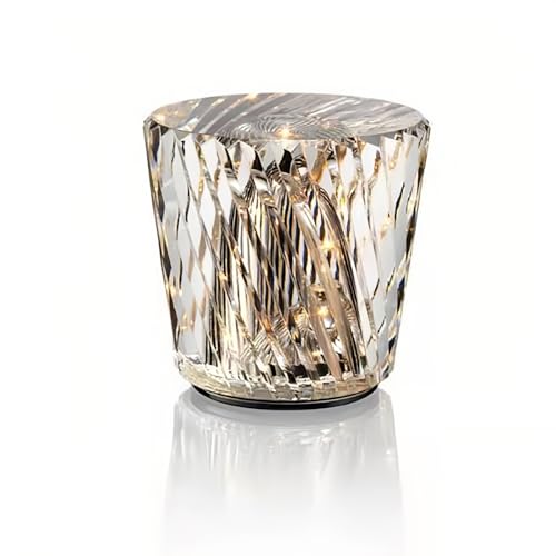 Danwnoio �N���X�^���e�[�u�������v, LED���͋C�Ɩ�, �������,��ド���v�C�N���X�^���K���X��, 8.2×9cm, usb�[�d��,3�i�K����, �R�[�h���X, �o�[�E�_�C�j���O�E�Q������ (C)