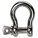 Jingyi Silver Color Stainless Steel Screw Pin Anchor Heavy Duty Shackles Choose From 3/6