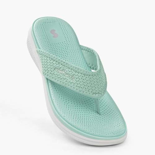 Image of SOLETHREADS GRACE V | Stylish | Comfy | Super soft | Ultra-Light | Phylon | Slippers | Flip Flops for Women