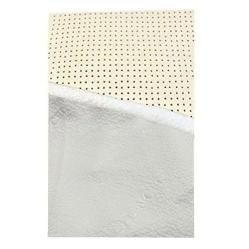 ORGANIC TEXTILES 2 Inch, Soft, King Size, Organic Latex Mattress Topper, with Removable Tencel Cover, GOLS Certified, Breathable, Long Lasting Durability, Ultimate Comfort, Cooling Pad