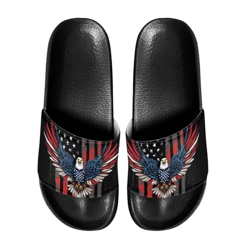 Image of Footwear for Mens Open Toe Athletic Sandals Anti-Slip Sole Slide Sandals Pillow House Flat Shoes Comfortable Slip On Slippers for Indoor & Outdoor
