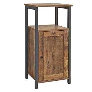 VASAGLE Bijzetkast, klein keukenkastje, Commode Kasten, hal kast, Dressoir, 37 x 30 x 80 cm, keuken, woonkamer, eetkamer…